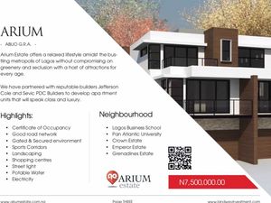 Arium Estate Abijo GRA, Ajah, Lagos State