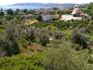 Plot of land, Greek island Chios, view of sea & Turkey