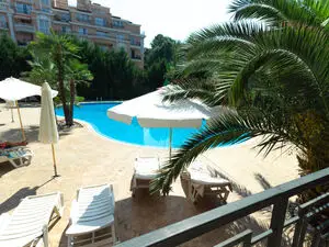 Fully furnished Studio with Pool view in complex Aphrodite 2