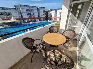 Pool view 1-BR flat for sale Elite 3 Sunny beach Bulgaria
