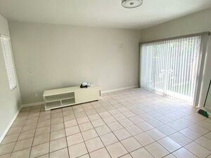 Ground floor, end unit with patio. Water and trash included
