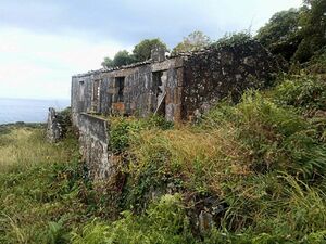Azores Island Rock House Ruin