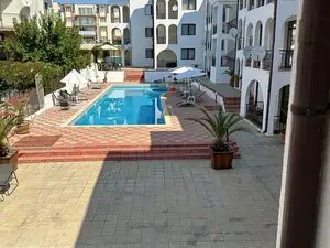 Pool view 1-bedroom maisonette in Old House, St. Vlas