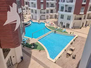 Furnished pool view studio for sale in Aqua Palms Resort