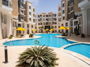 Large 3 BDR Apartment in a Cozy Compound with Swimming Pool