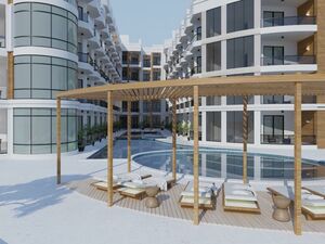 studio apartment 44sqm pool&sea view in hurghada,redsea 