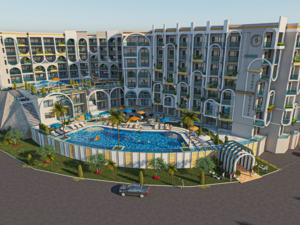 studio apartment 52sqm pool view in hurghada redsea,egypt 