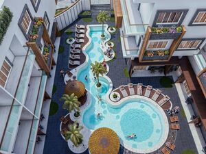 1bedroom apartment 58sqm pool view in hurghada,red sea,egypt