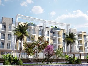 Apartment 67m with a prime view of the main street Hurghada