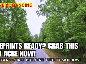 Walk to Pioneer Lake! Rare 0.29-Acre Corner Lot For $67/Down