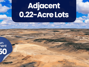 $150/Down Buys Adjacent 0.22-Acre Lots Totalling 0.44 Acre 