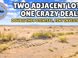 2 Adjacent Lots For Just $47/Down? No Way - Buy Now!