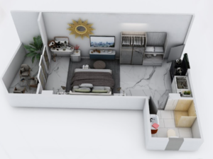 Sunny Pool view studio| 4th Floor | Center Hurghada 