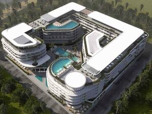 Pool view studio with garden|La Gouna resort, Al Ahyaa  