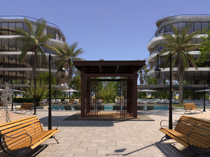 studio apartment 40sqm sea&pool view for sale in hurghada