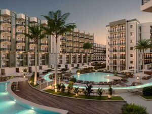 Sea-view studio, private beach, 15% Down, 5 yrs plan