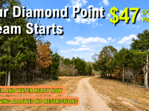Own Your Rare 0.23 Acre Lot In Diamond City for $47 Down