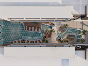 1bedoom apartment 65sqm pool view for sale in hurghada