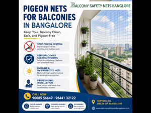 Pigeon Nets for Balconies in Bangalore | VenkySafetyNets