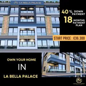NEW La Bella Palace 60m2 one bedroom apartment available