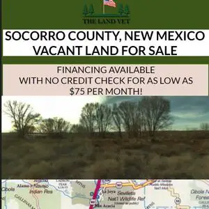 6 Cheap Exclusive Vacant Land For Sale in Socorro County, NM