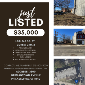 Invest in the Rising Star of Nicetown-Tioga!