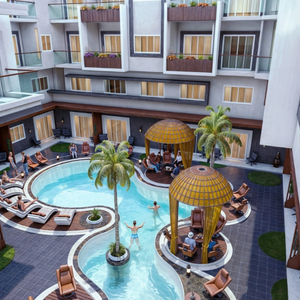  Apartment one bedroom 62 Sqm pool view, Magawish Hurghada