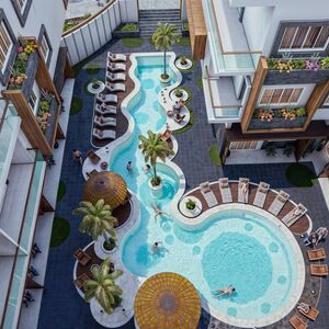 1bedroom apartment 58sqm pool view in hurghada,red sea,egypt