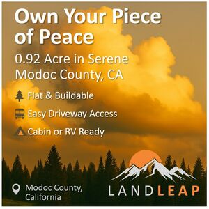 🌲 Own Your Piece of Peace - 0.92 Acres in Modoc County, CA