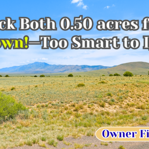 Get Your 2 Side-by-Side 0.50 Acre Lots For Just $47/Down