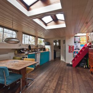  Authentic Ship,Green and Quiet Canal in Center of Amsterdam