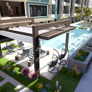 studio apartmet 40sqm pool view for sale in hurghada