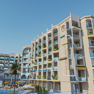 studio apartment 50sqm street view for sale in hurghada