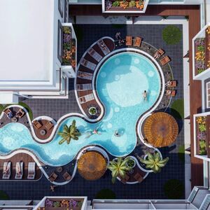 56 sqm Pool View 1 Bedroom Apartment in Magawish Hurghada