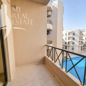 Pool view brand new studio for sale in Aqua Tropical