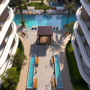 1bedroom apartment 62sqm  Fully finished in la gouna resort