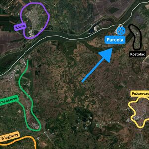 Land for sale/lease - Plot on the Danube ideal for cottages 