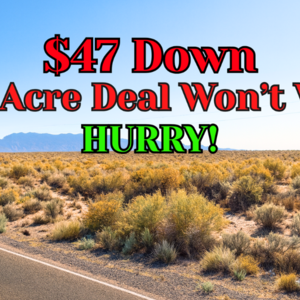 Nearly 1 Acre Buildable Lot (0.90 Acre) &ndash; $47 Down