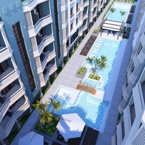 Studio 35Sqm directly on the pool