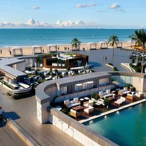 Sea & Pool view| Hayat Beachfront Resort, Al Ahyaa