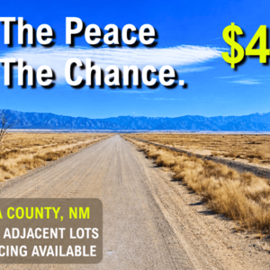 Get Your 2 Side-by-Side 0.25 Acre Lots For Just $47/Down