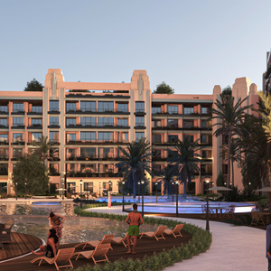 studio apartment 51sqm back view for sale in hurghada