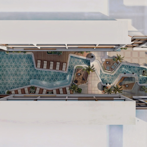 1bedoom apartment 65sqm pool view for sale in hurghada