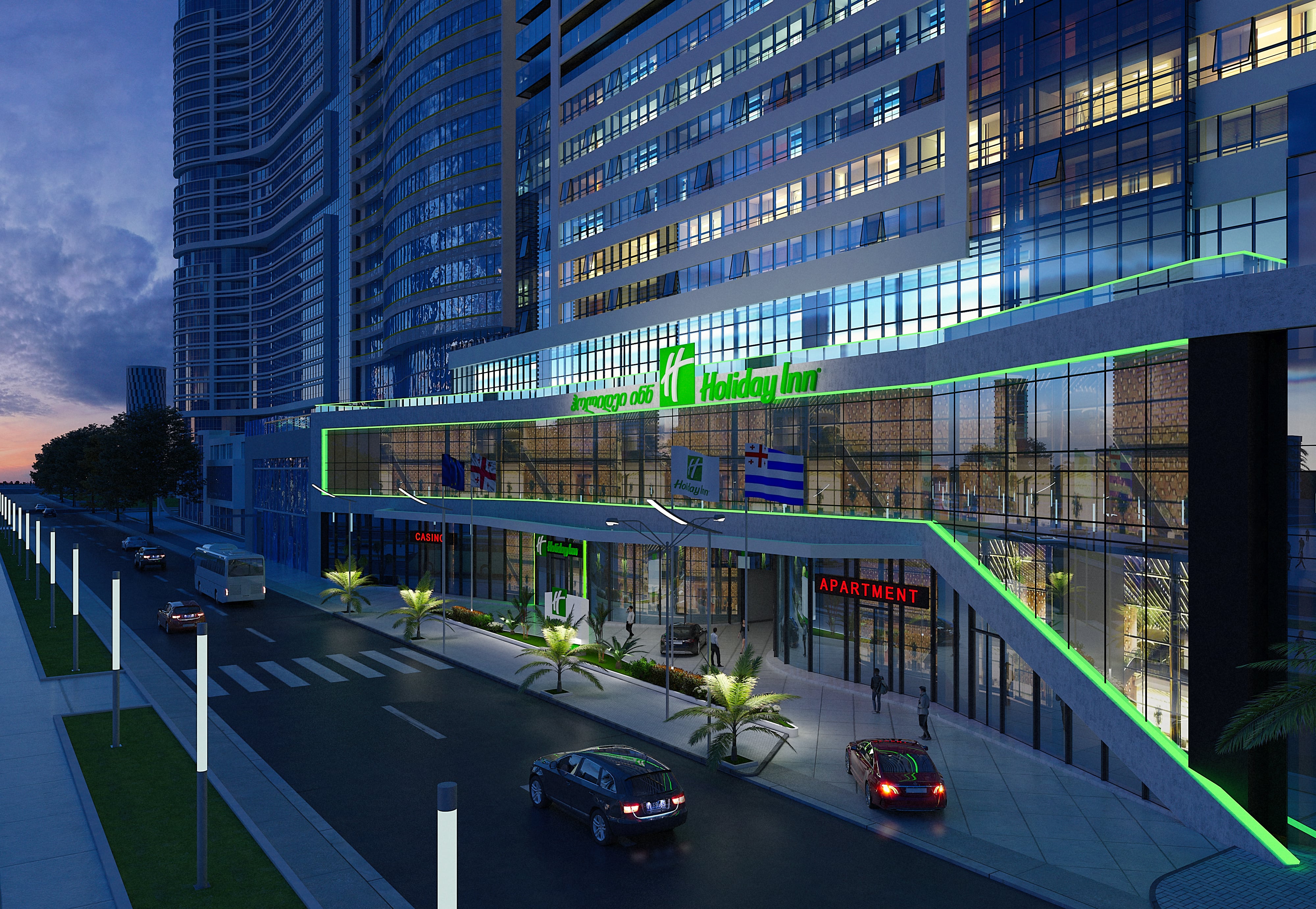 Blue Sky Tower Holiday Inn Hotel Apartments in Batumi Ajaria